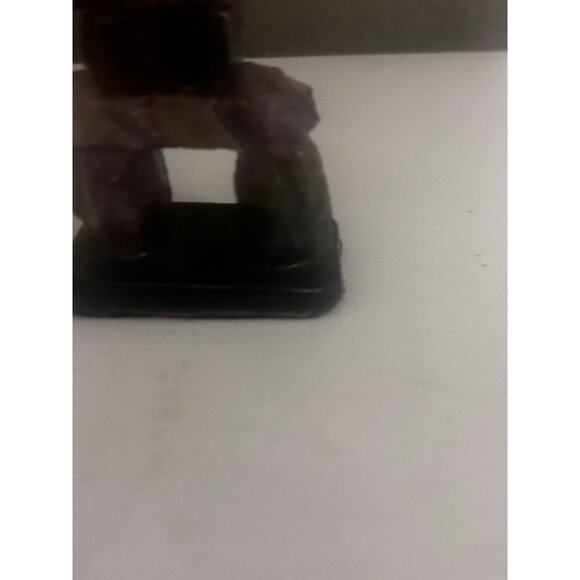 Inukshuk Amethyst Canadian Thunder Bay Carved Stone Figure Statue - Picture 2 of 8